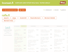 Tablet Screenshot of lounaat.fi